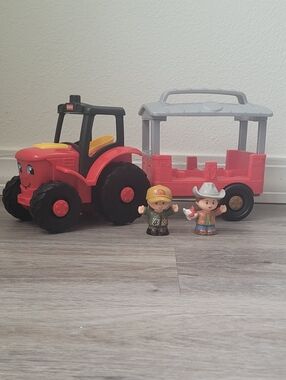 Little People Caring for Animals Tractor Set